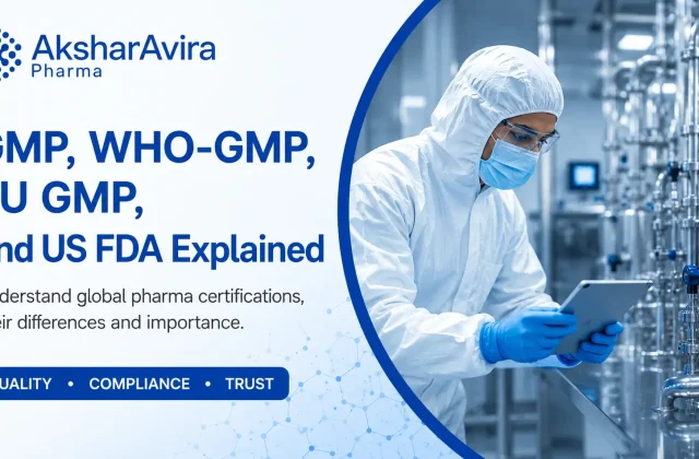 GMP, WHO-GMP, EU GMP, and US FDA Explained