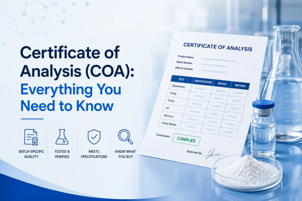 Certificate of Analysis (COA): Everything You Need to Know