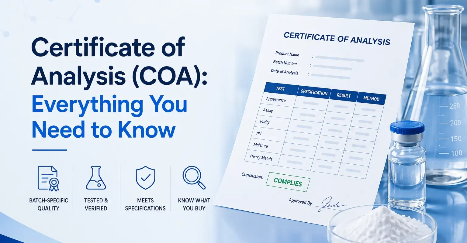 Certificate of Analysis (COA): Everything You Need to Know