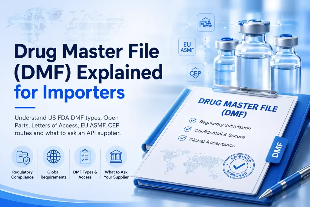Drug Master File (DMF) Explained for Importers